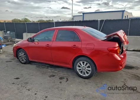 2009 Toyota Corolla Base из США, поврежденный, VIN 2T1BU40E99C042282